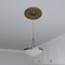 Ekena Millwork Berkshire PVC Ceiling Medallion (Fits Canopies up to 7"), Metallic Gold Rush, 16"OD x 3 1/2"ID x 1"P CMP16BECGH - alternate 7